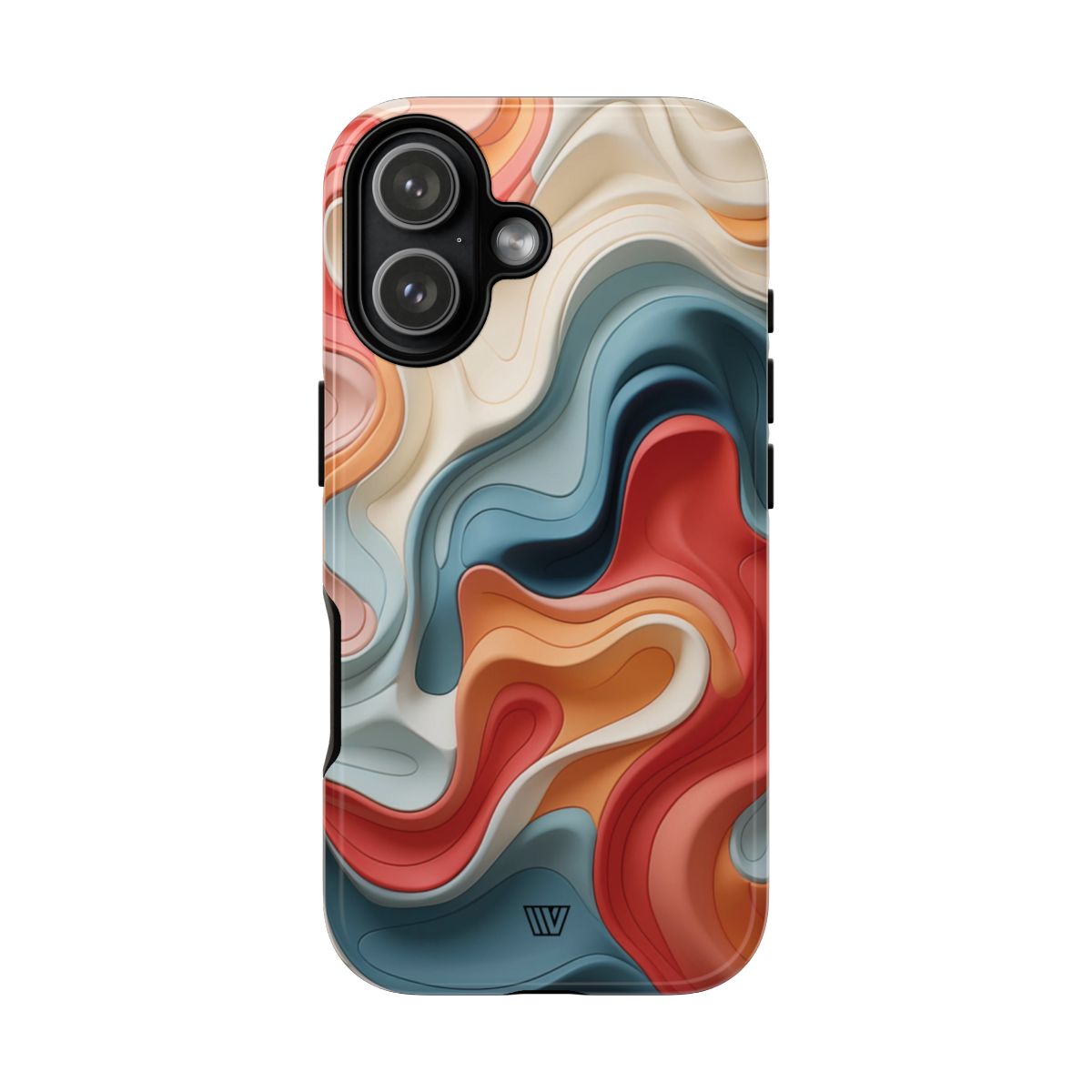 3D Colorful Clay Tough Phone Case