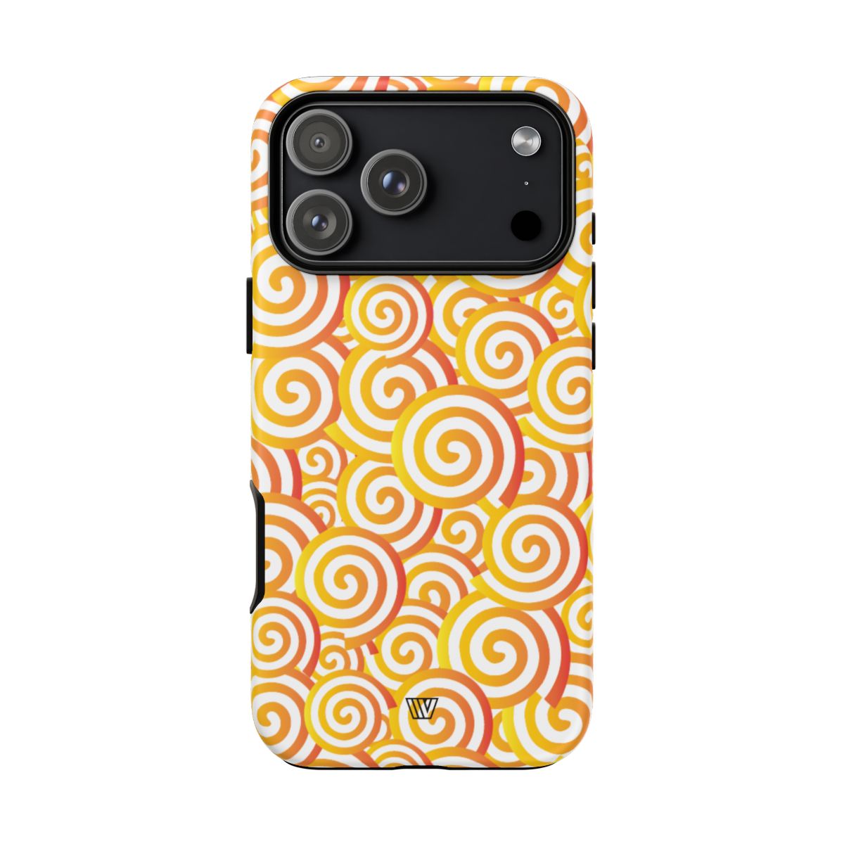 Abstract Spiral Orange Tough Phone Case