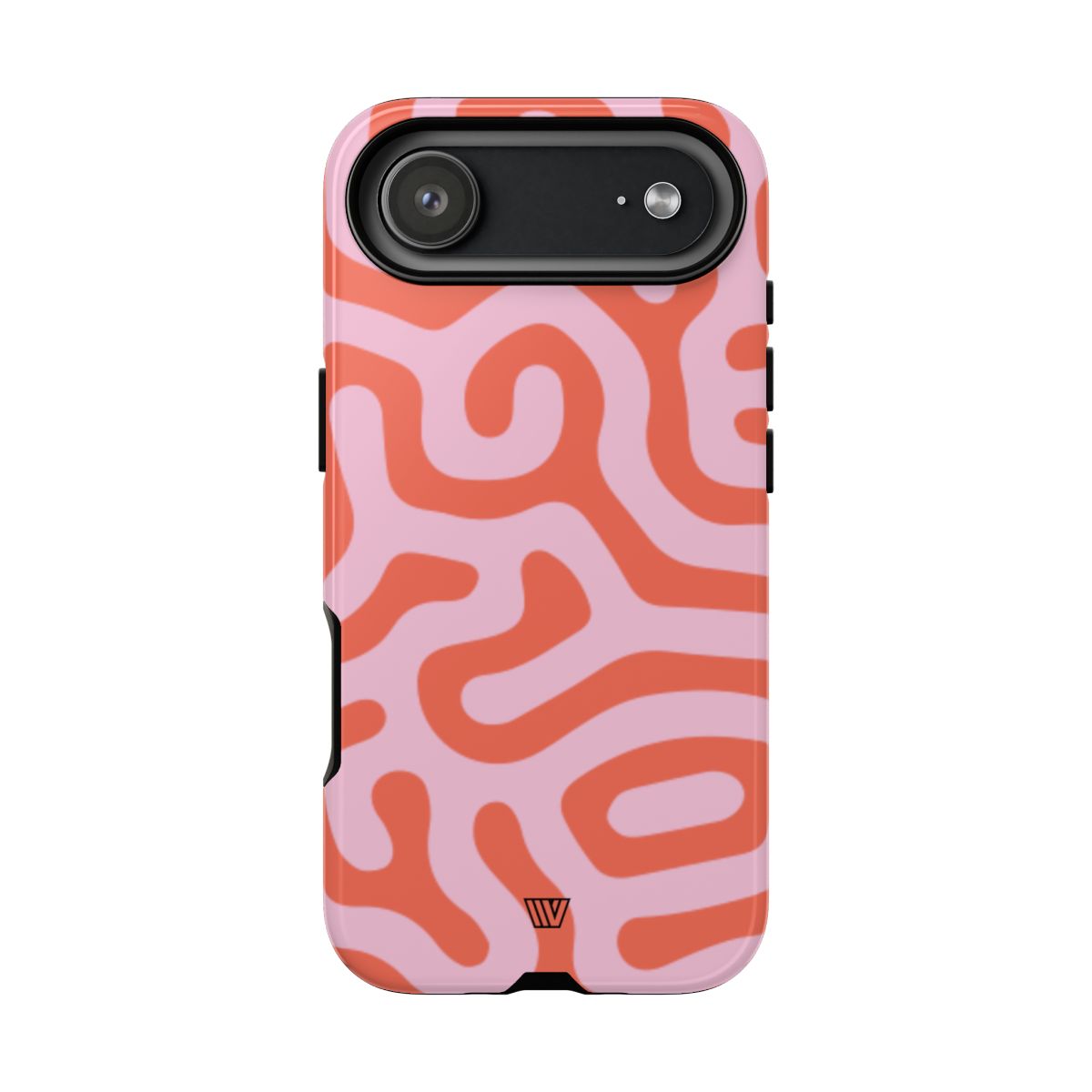 Tough Phone Case Dual-Layer Protection CORAL ORGANIC LINES