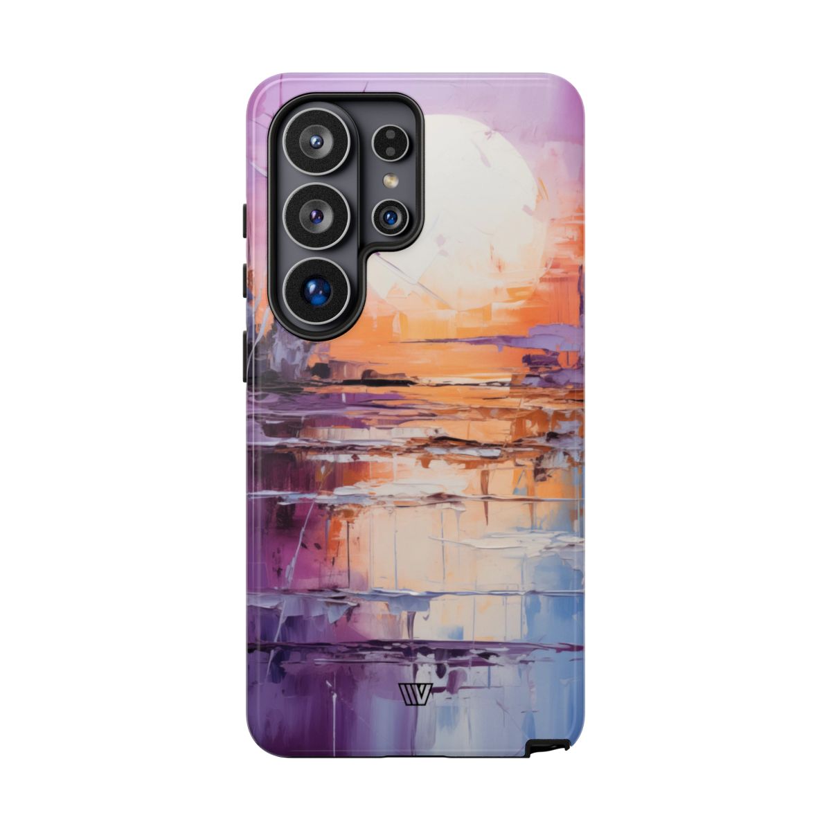 Acrylic Sunset Tough Phone Case Dual-Layer Protection
