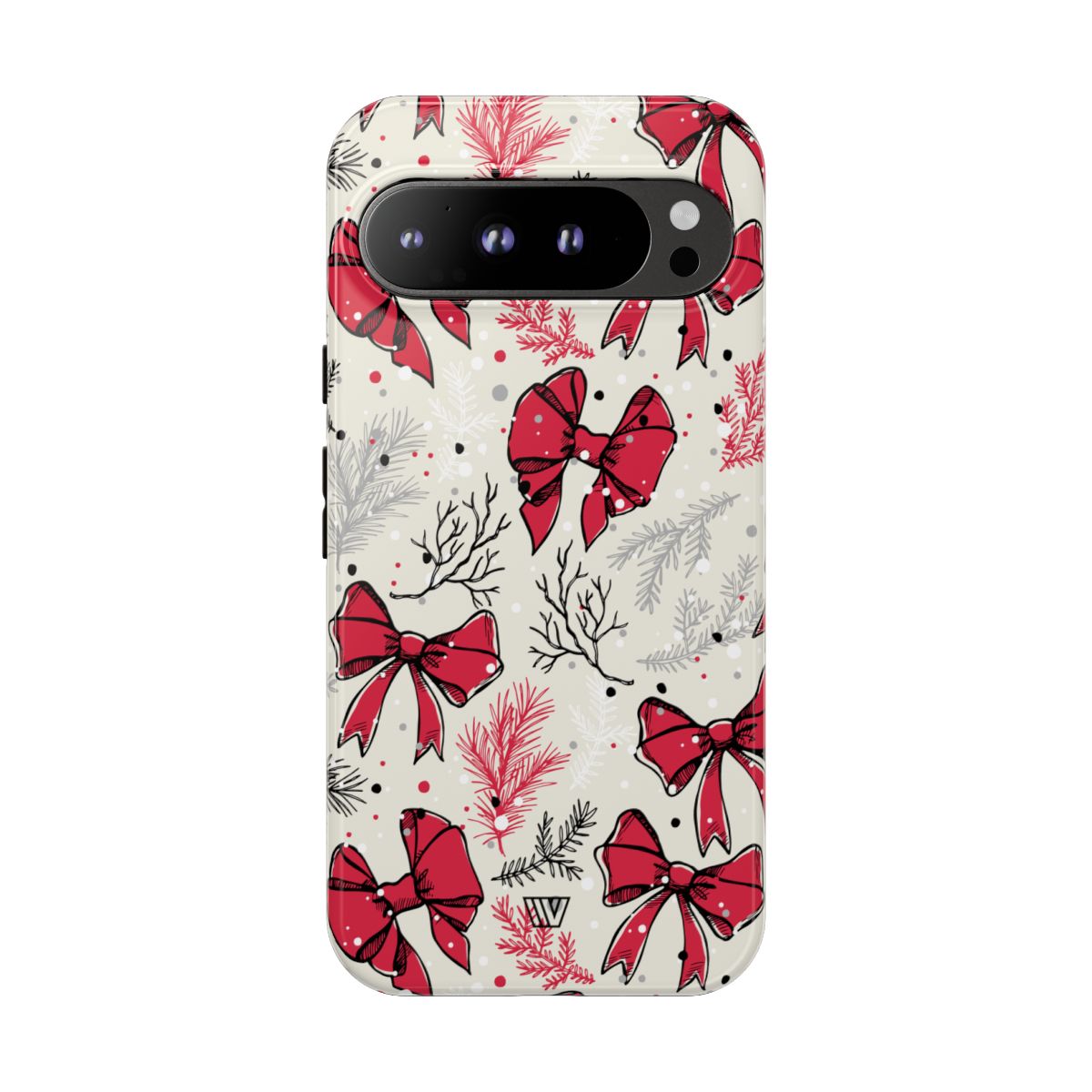 Tough Phone Case Impact-Resistant Dual Layer WINTER BOWS