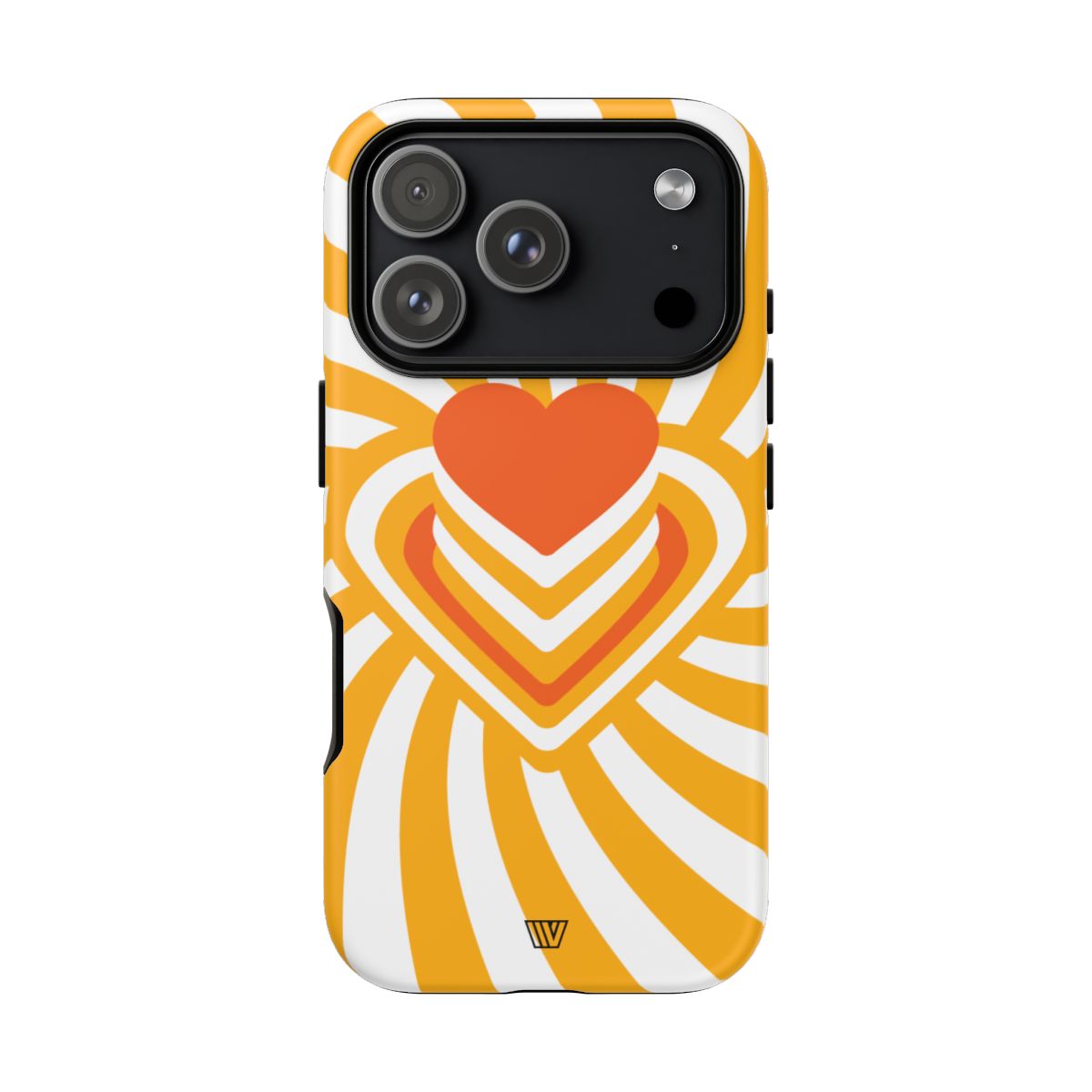 Tough Impact-Resistant Phone Case HEART RAY STACK