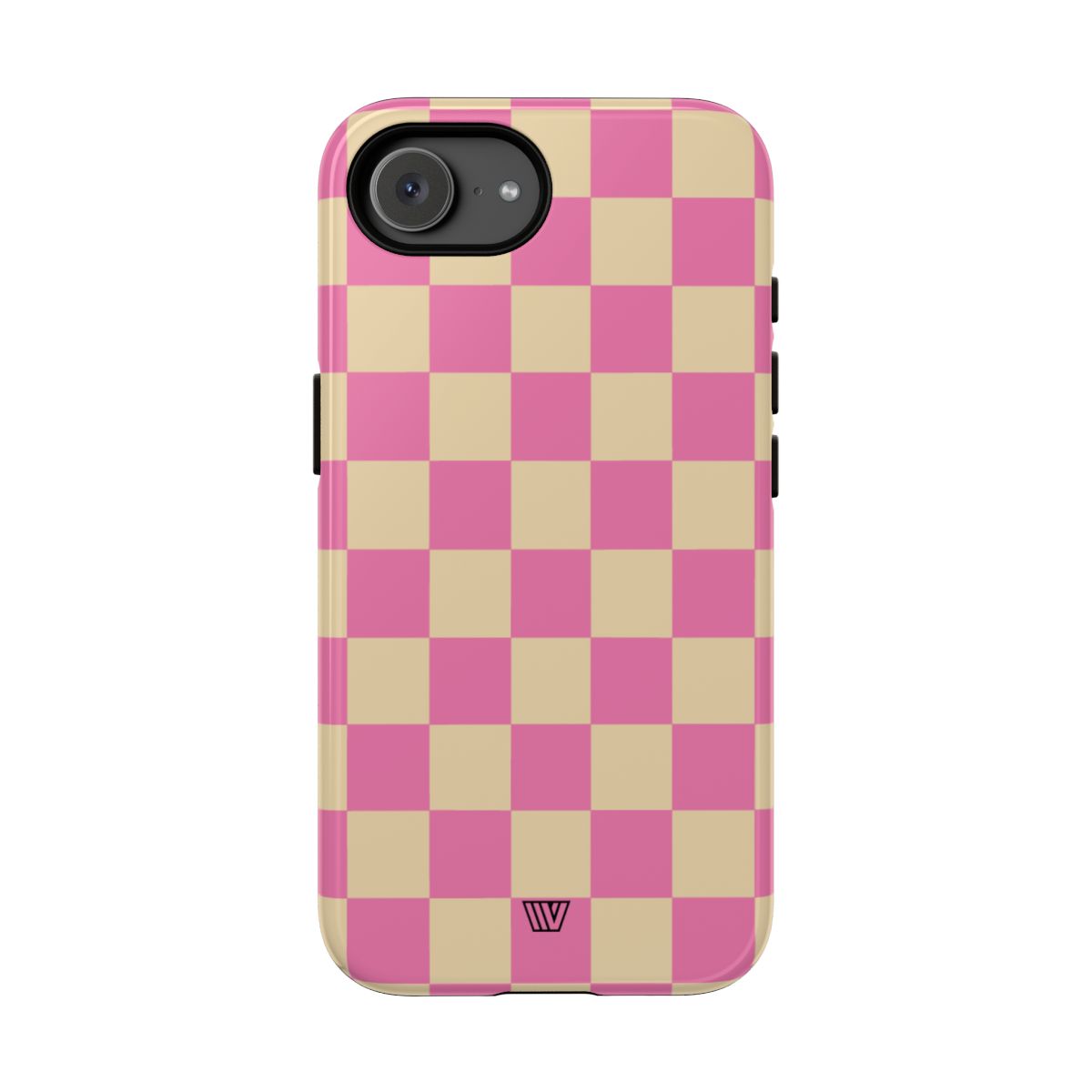 Pink Tan Checkered Tough Phone Case Trovvve