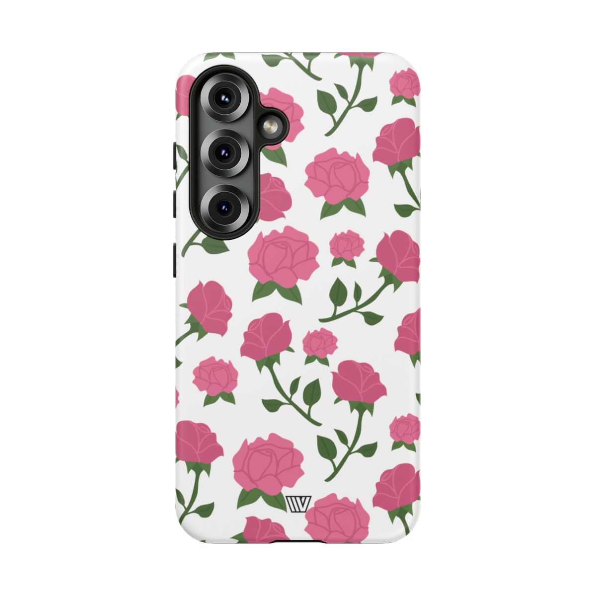Pink Roses Tough Phone Case Dual-Layer Protective Trovvve
