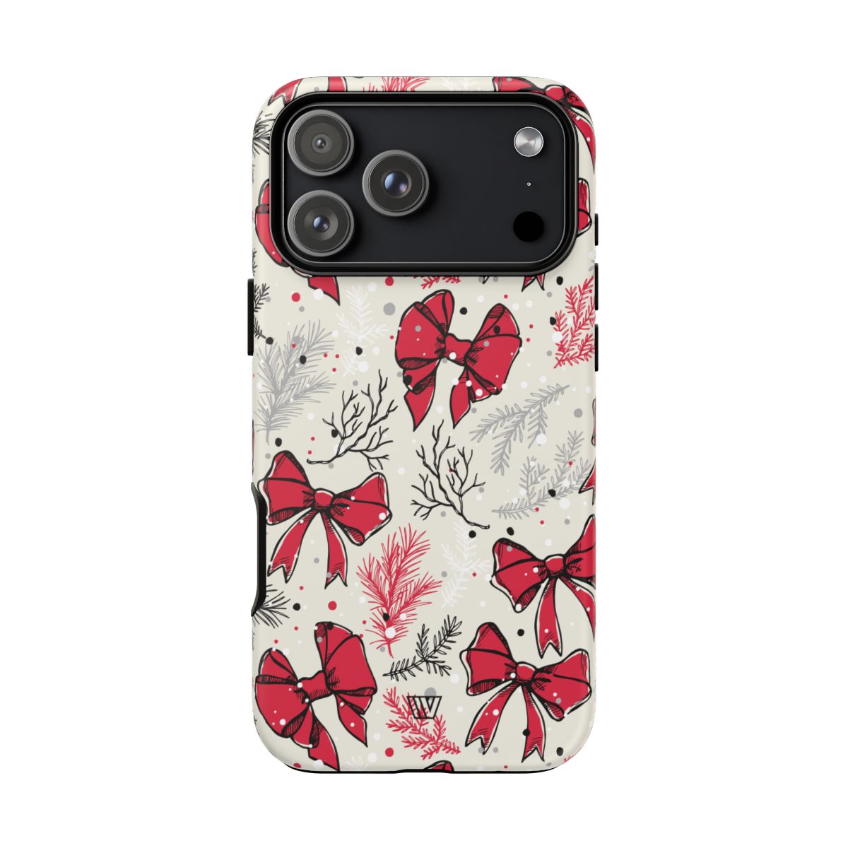 Tough Phone Case Impact-Resistant Dual Layer WINTER BOWS