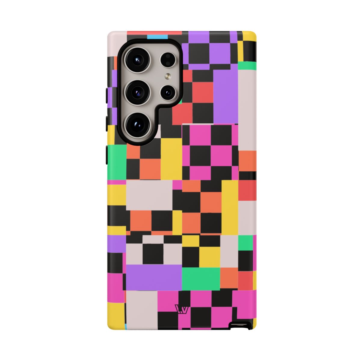 Mashed Up Checkerboard Tough Phone Case