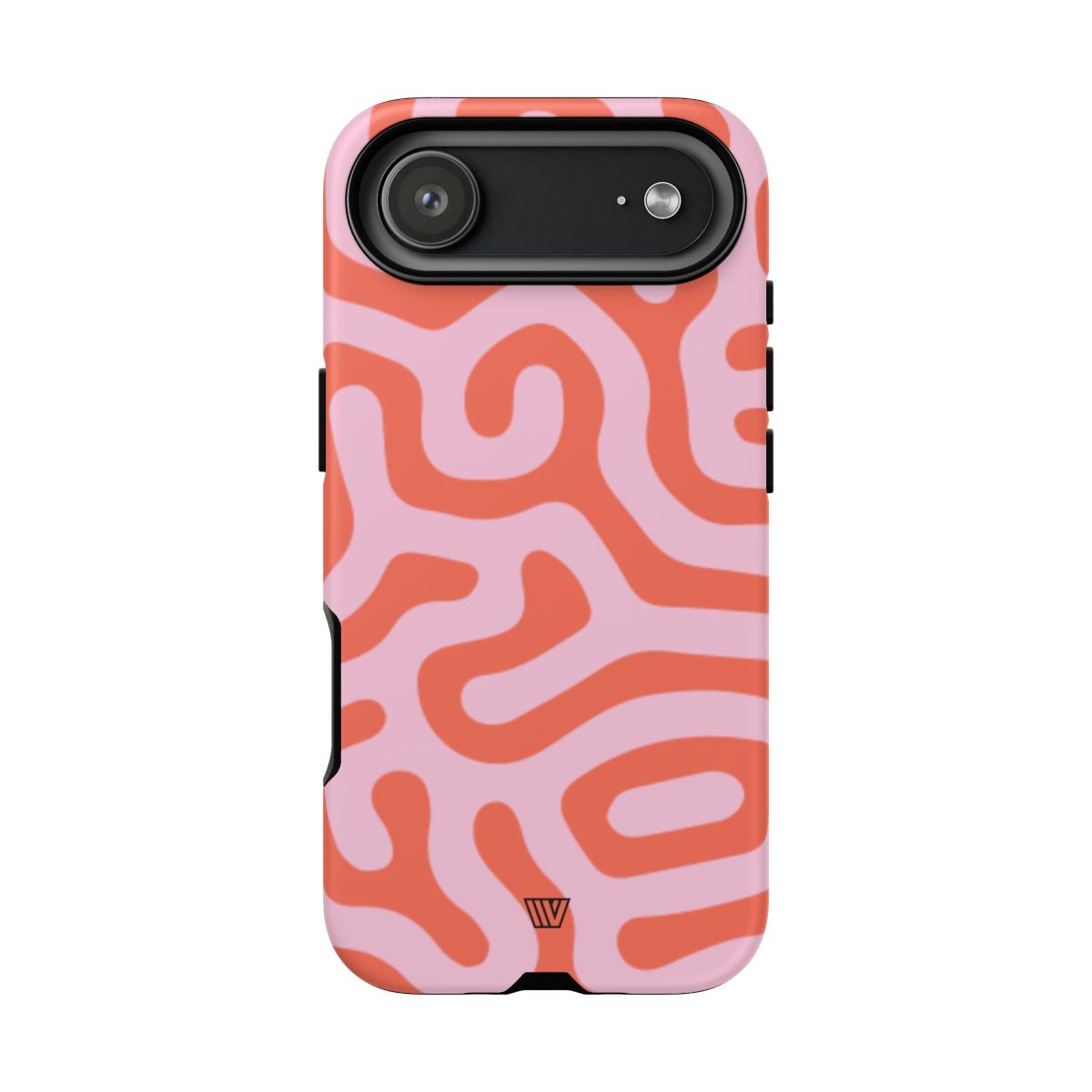 Tough Phone Case Dual-Layer Protection CORAL ORGANIC LINES