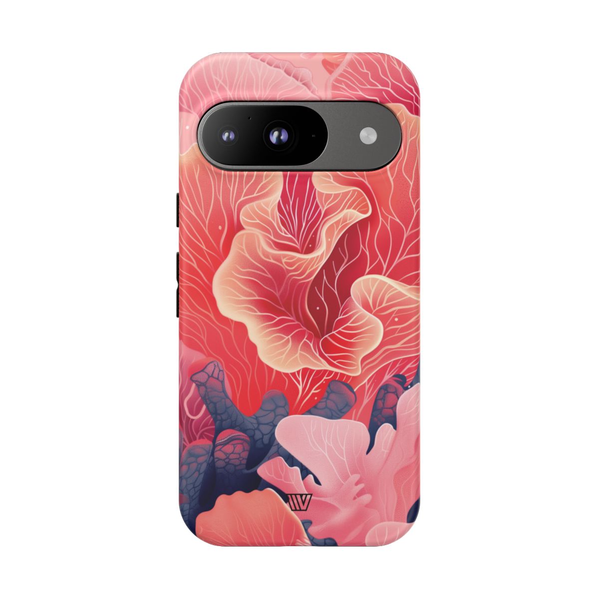 Pink Coral Tough Phone Case Dual-Layer Protection