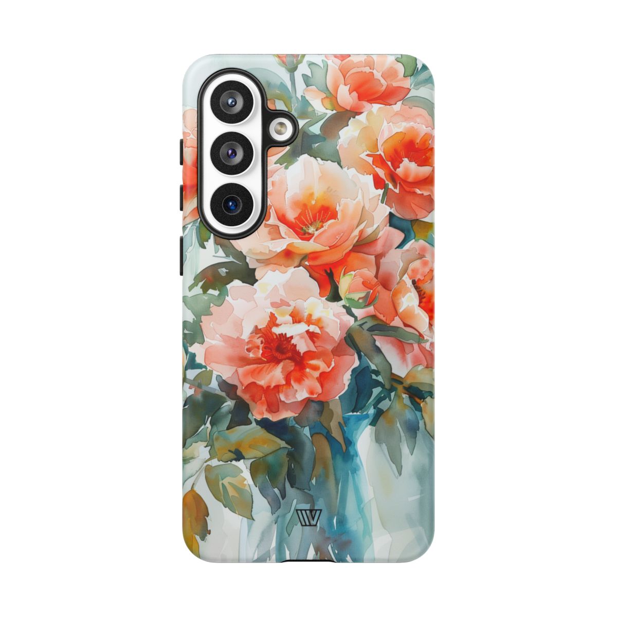 Tough Phone Case Dual-Layer Impact Resistant PEONY DREAMS