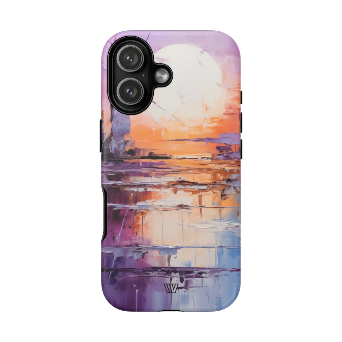 Acrylic Sunset Tough Phone Case Dual-Layer Protection