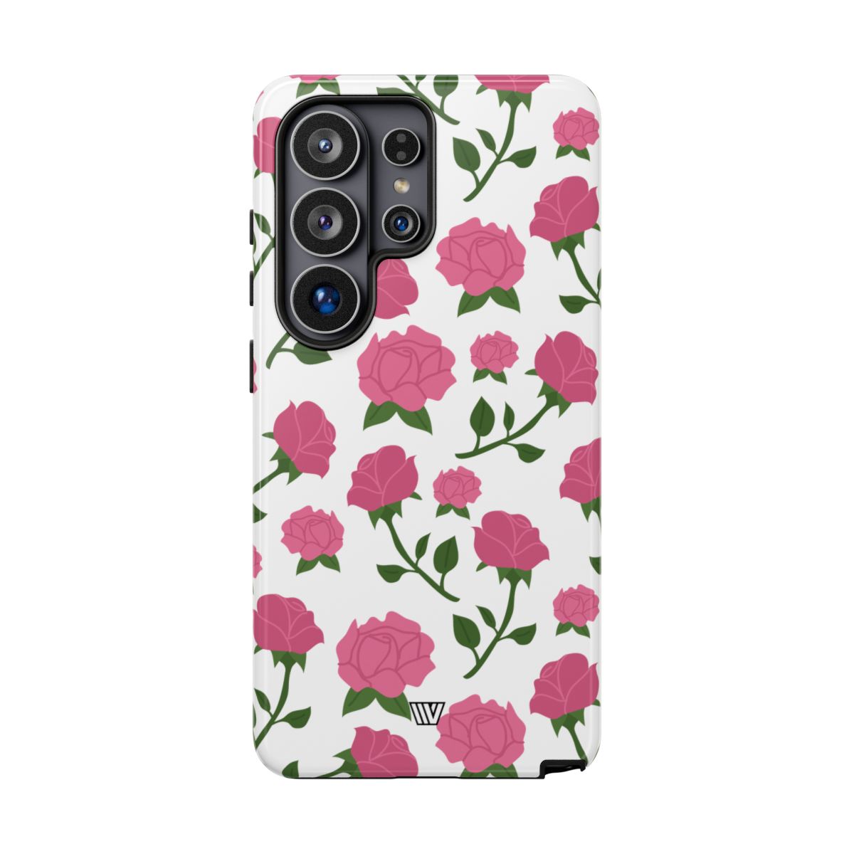 Pink Roses Tough Phone Case Dual-Layer Protective Trovvve
