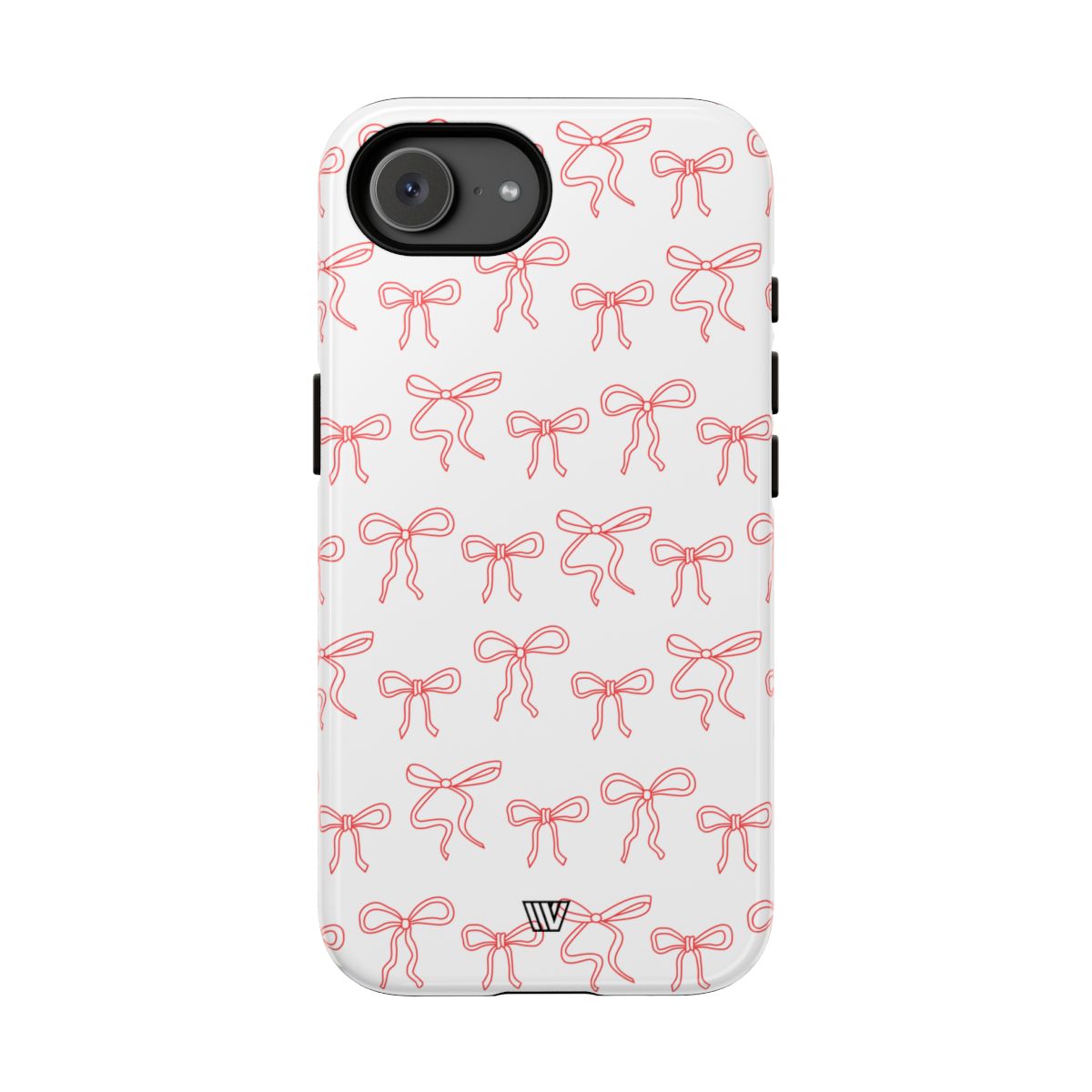 Red Ribbon Tough Phone Case Dual-Layer Impact Resistant Trovvve