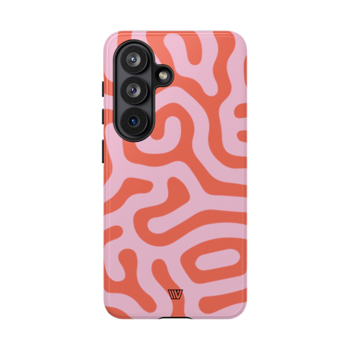 Tough Phone Case Dual-Layer Protection CORAL ORGANIC LINES