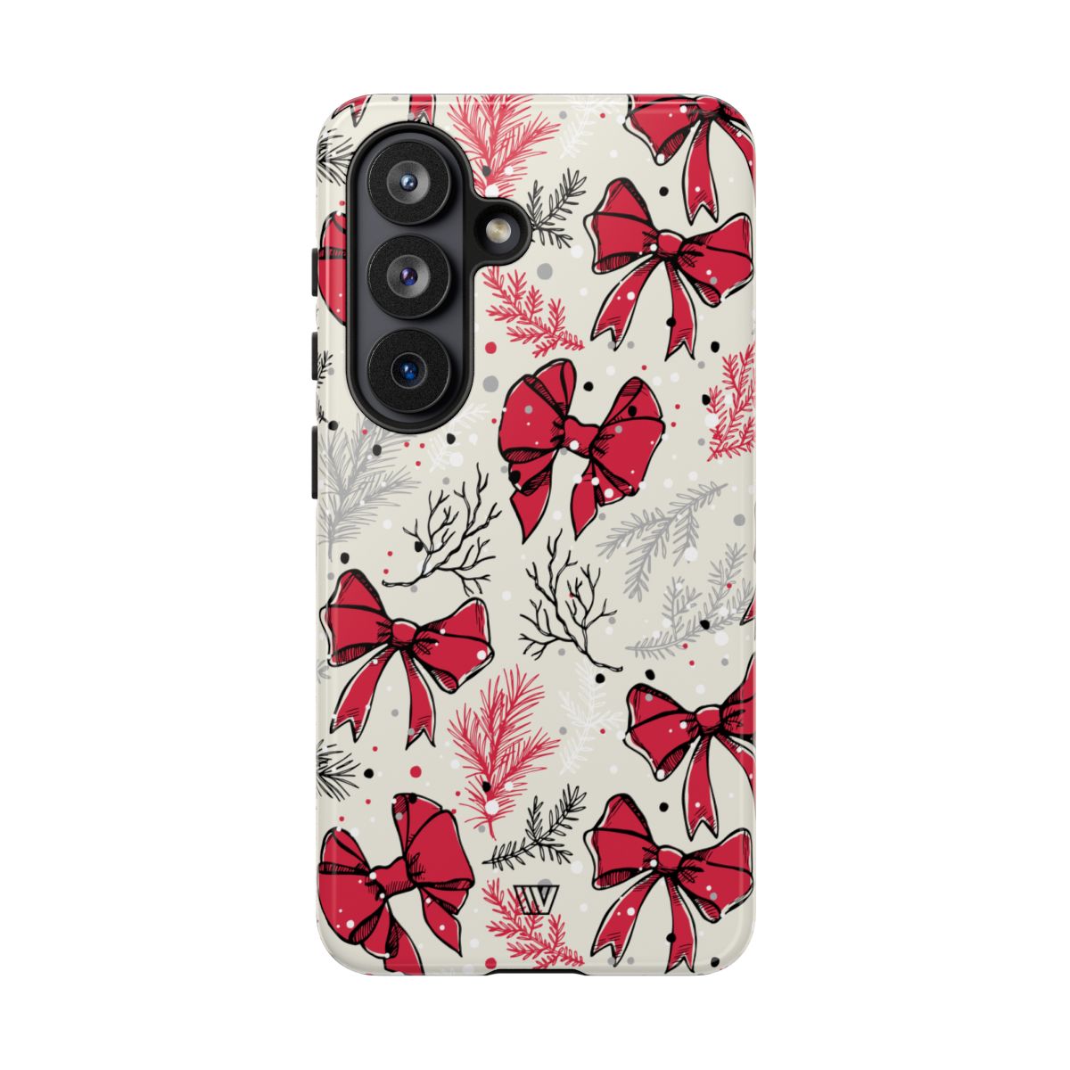 Tough Phone Case Impact-Resistant Dual Layer WINTER BOWS