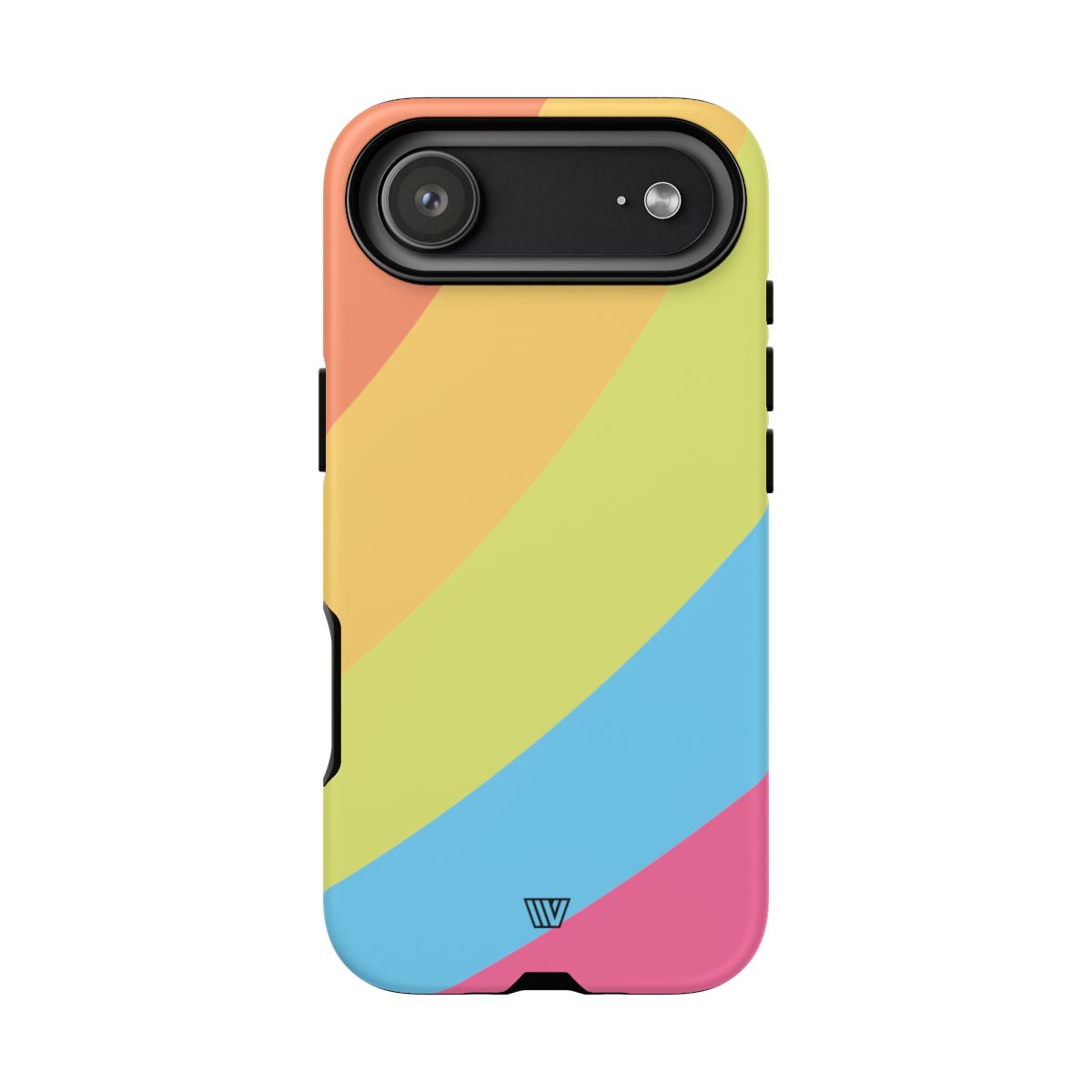 Neon Rainbow Tough Phone Case Dual-Layer Protective Shell