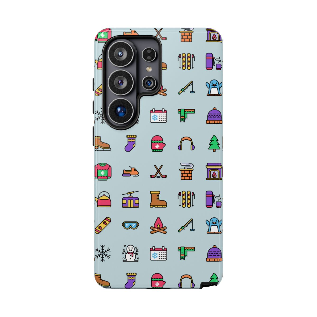 Tough Phone Case Dual-Layer Protective WINTER ICONS