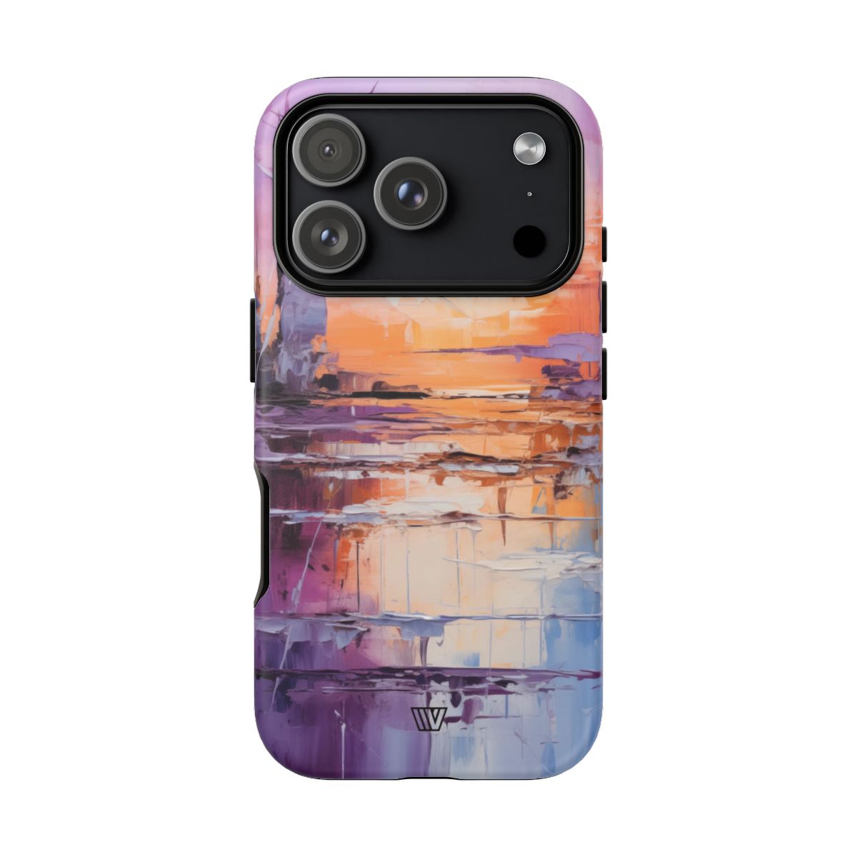 Acrylic Sunset Tough Phone Case Dual-Layer Protection