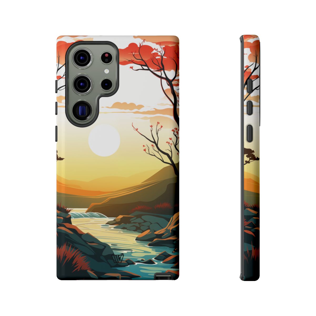 Tough Phone Case Dual-Layer Protection RIVER SUNSET