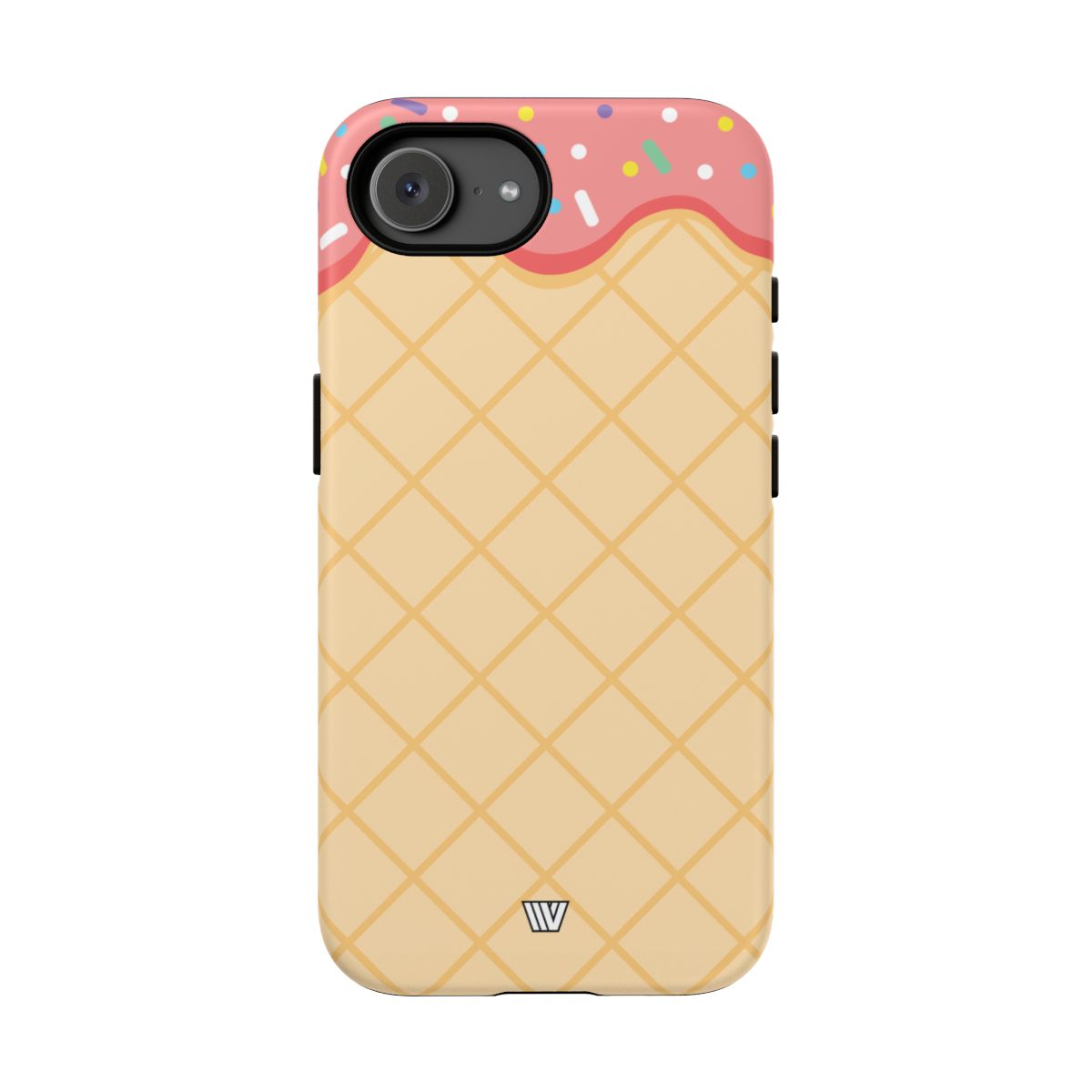 Ice Cream Cone Tough Phone Case Dual-Layer Protection