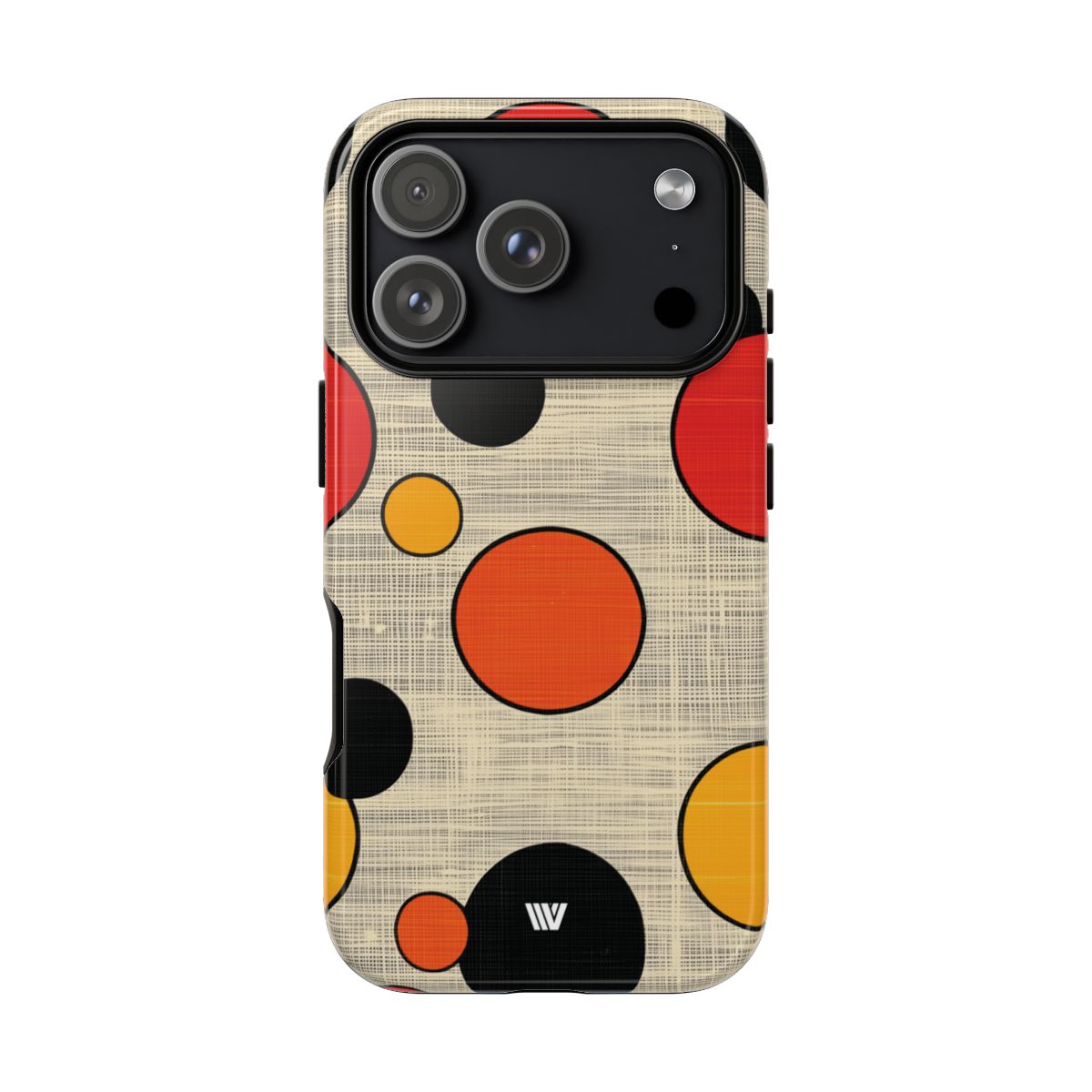 Tough Phone Case Mid-Century Dots Protective Cover
