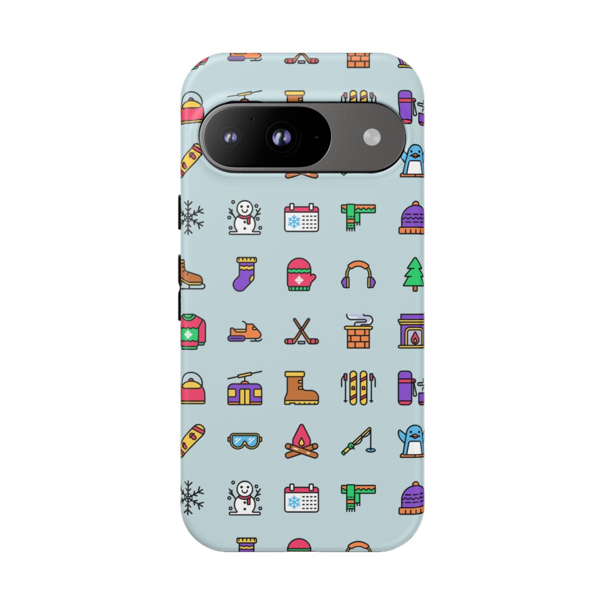 Tough Phone Case Dual-Layer Protective WINTER ICONS