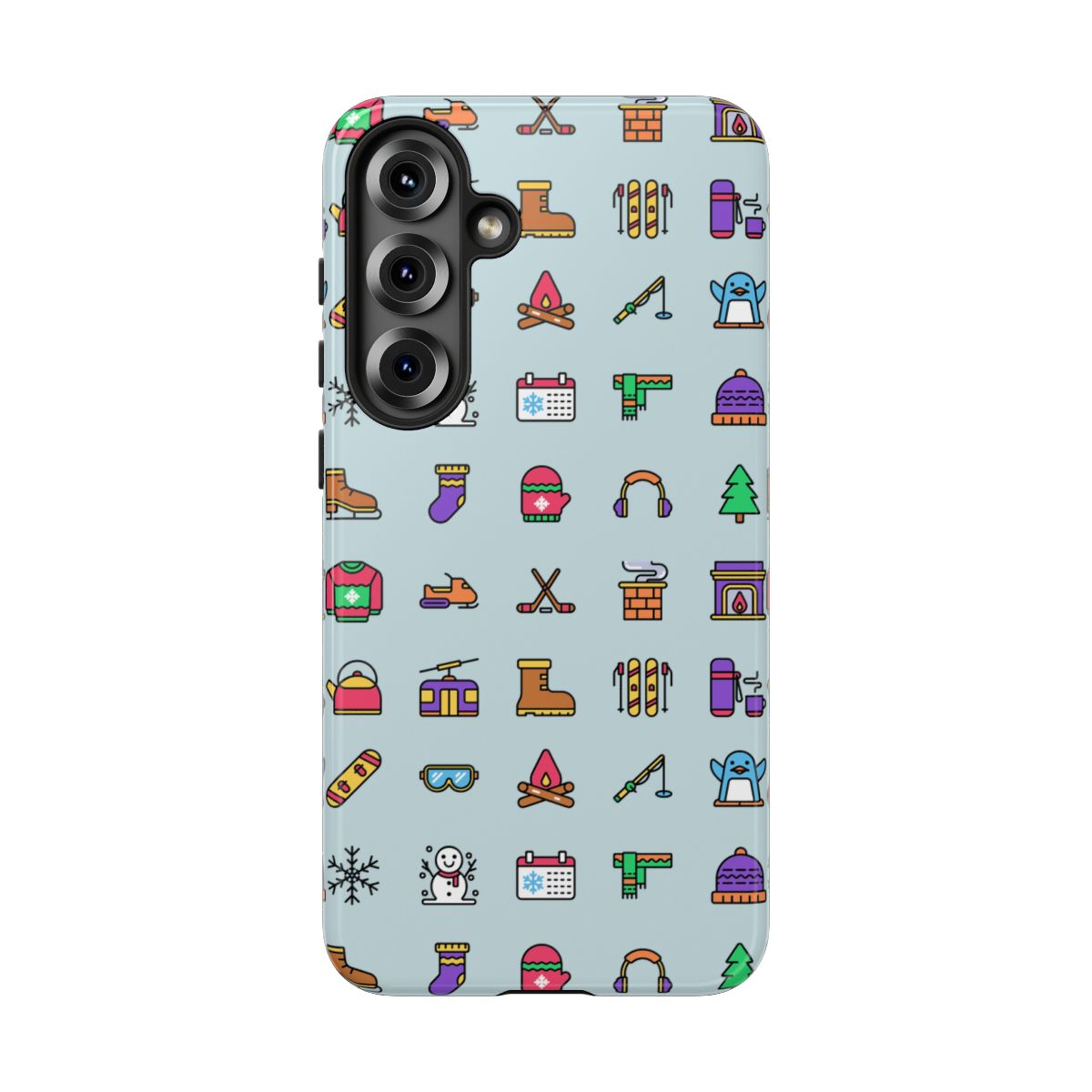 Tough Phone Case Dual-Layer Protective WINTER ICONS