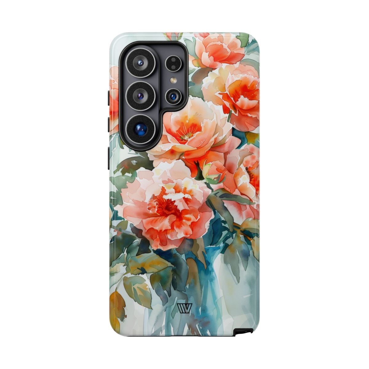 Tough Phone Case Dual-Layer Impact Resistant PEONY DREAMS