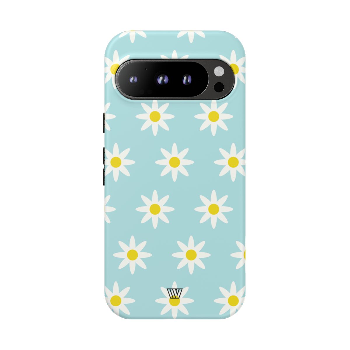 Tough Phone Case Dual Layer Impact Resistant DOODLE DAISY