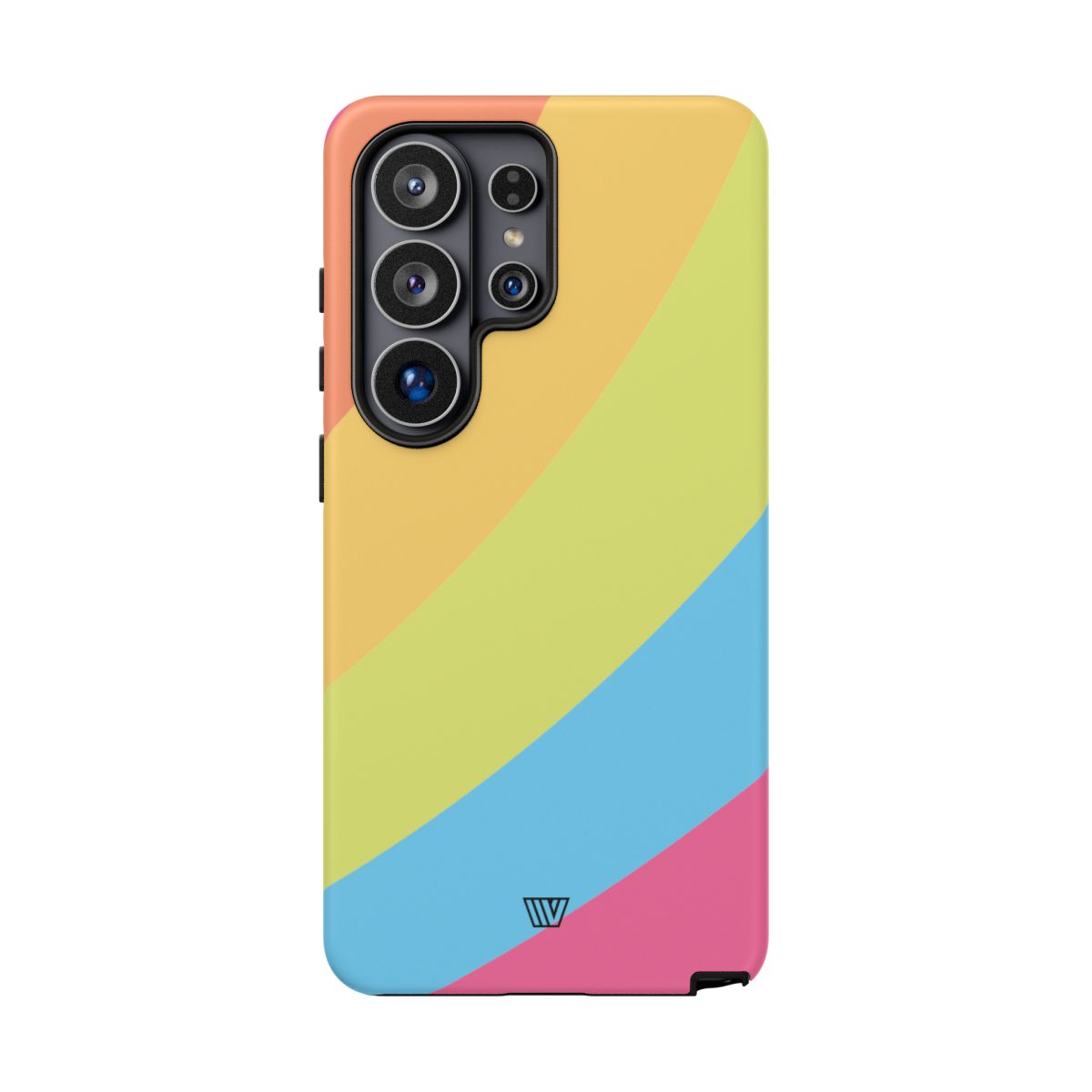 Neon Rainbow Tough Phone Case Dual-Layer Protective Shell