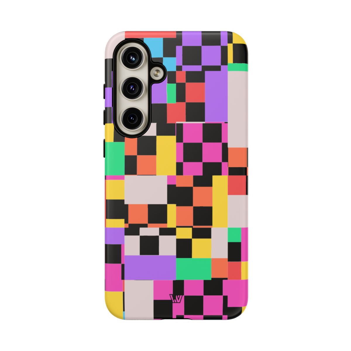 Mashed Up Checkerboard Tough Phone Case