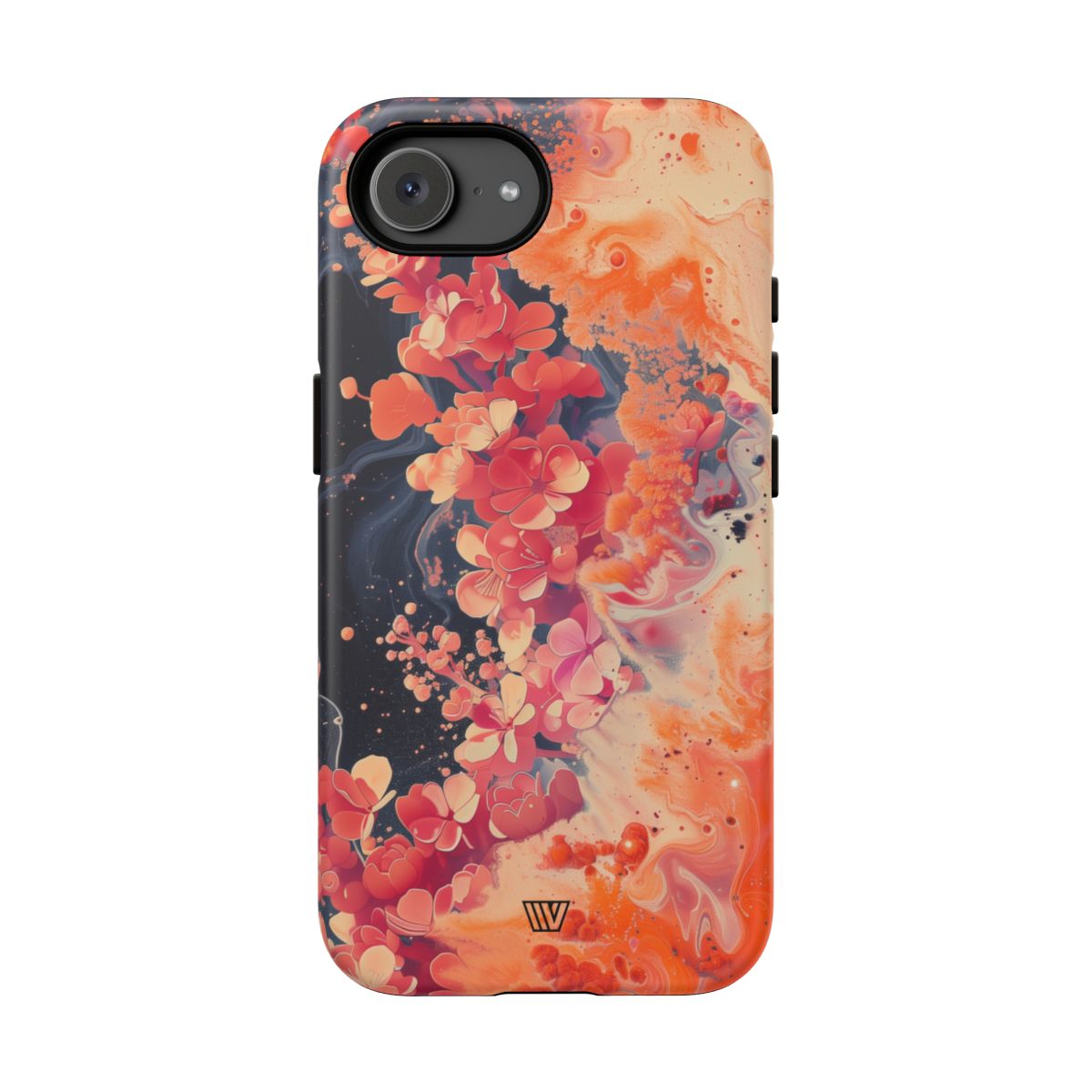 Tough Phone Case Dual-Layer Protection Phone Case WAVE OF FLOWERS