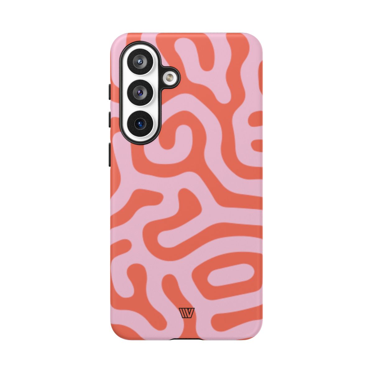 Tough Phone Case Dual-Layer Protection CORAL ORGANIC LINES