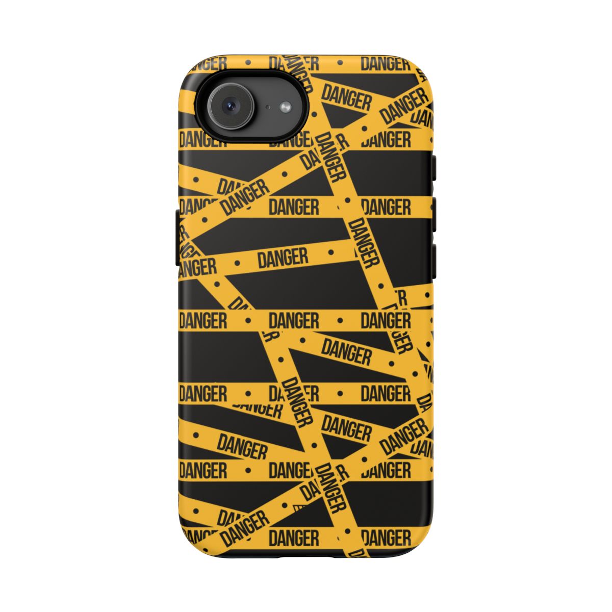 Tough Impact-Resistant Phone Case DANGER TAPE