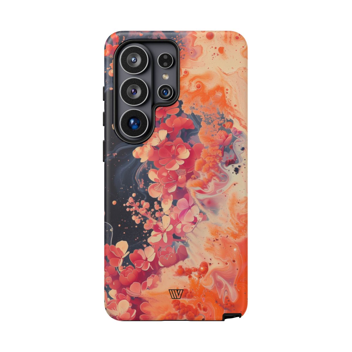 Tough Phone Case Dual-Layer Protection Phone Case WAVE OF FLOWERS