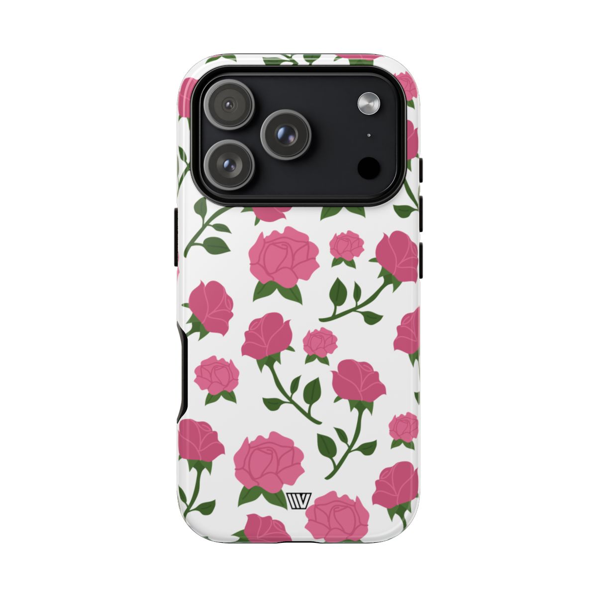 Pink Roses Tough Phone Case Dual-Layer Protective Trovvve