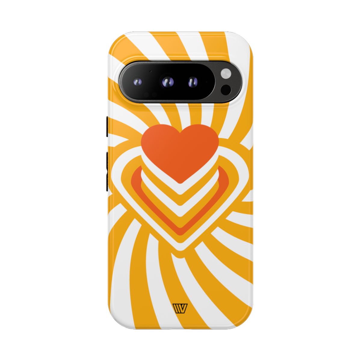 Tough Impact-Resistant Phone Case HEART RAY STACK