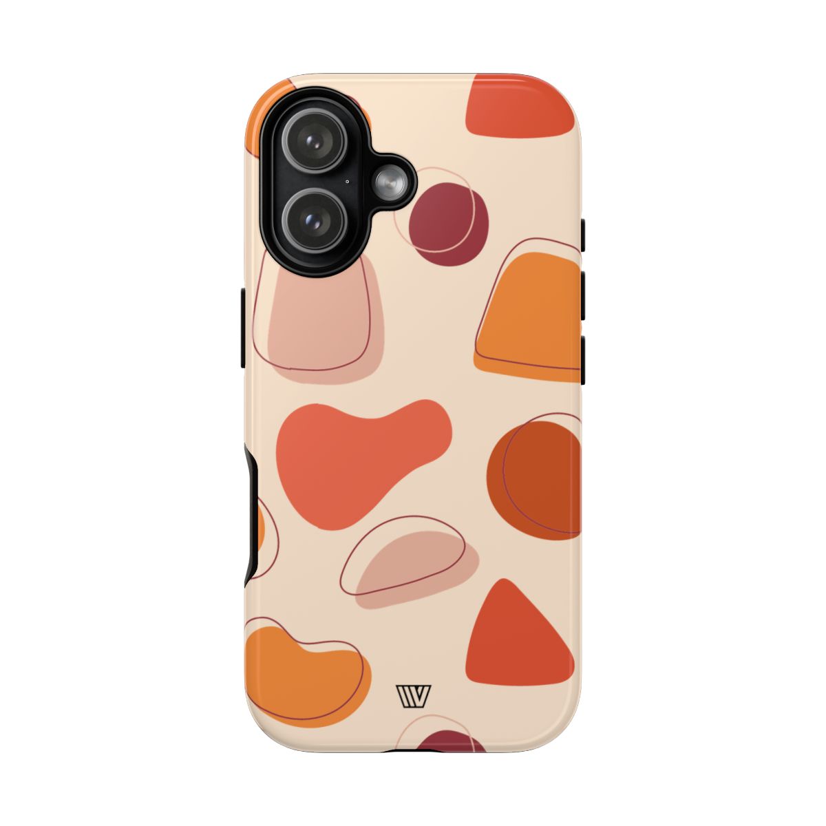 Tough Impact-Resistant Phone Case with Dual Layer WARM SHAPES