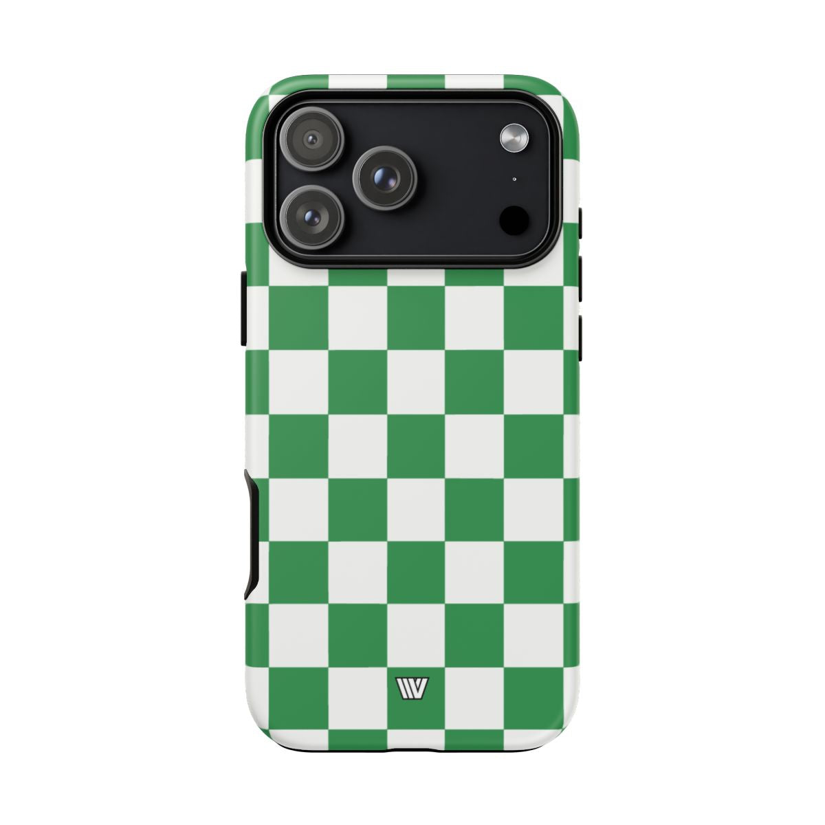 Green White Checkerboard Tough Phone Case