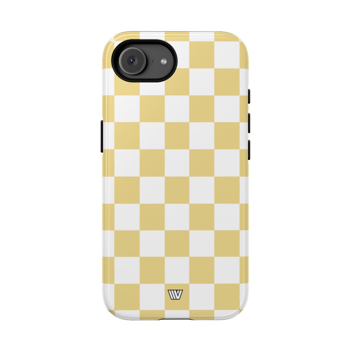 Banana Yellow Checkerboard Tough Phone Case