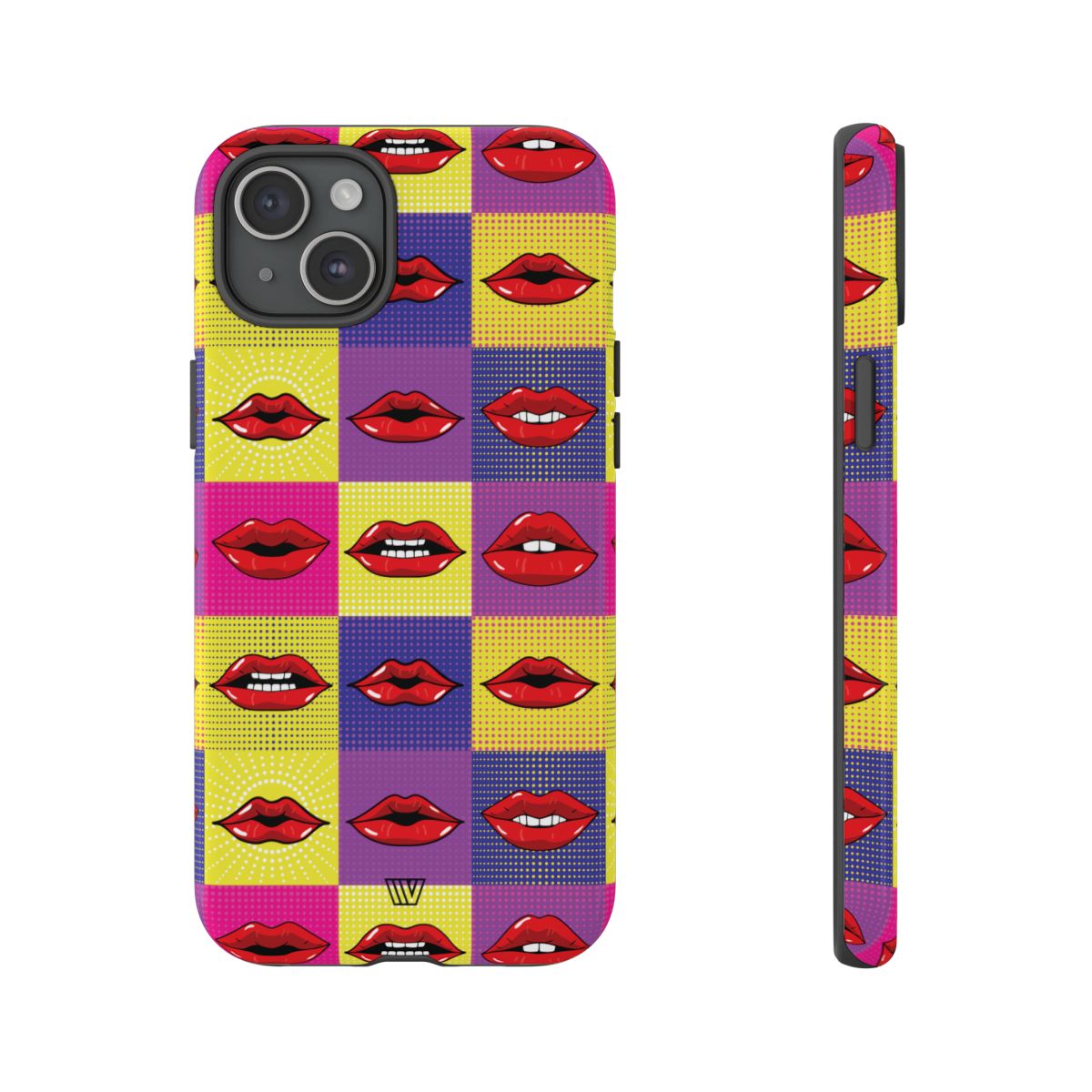 Tough Phone Case Dual-layer Protection POP ART LIPS