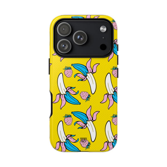 Banana Berry Bliss Tough Protective Phone Case