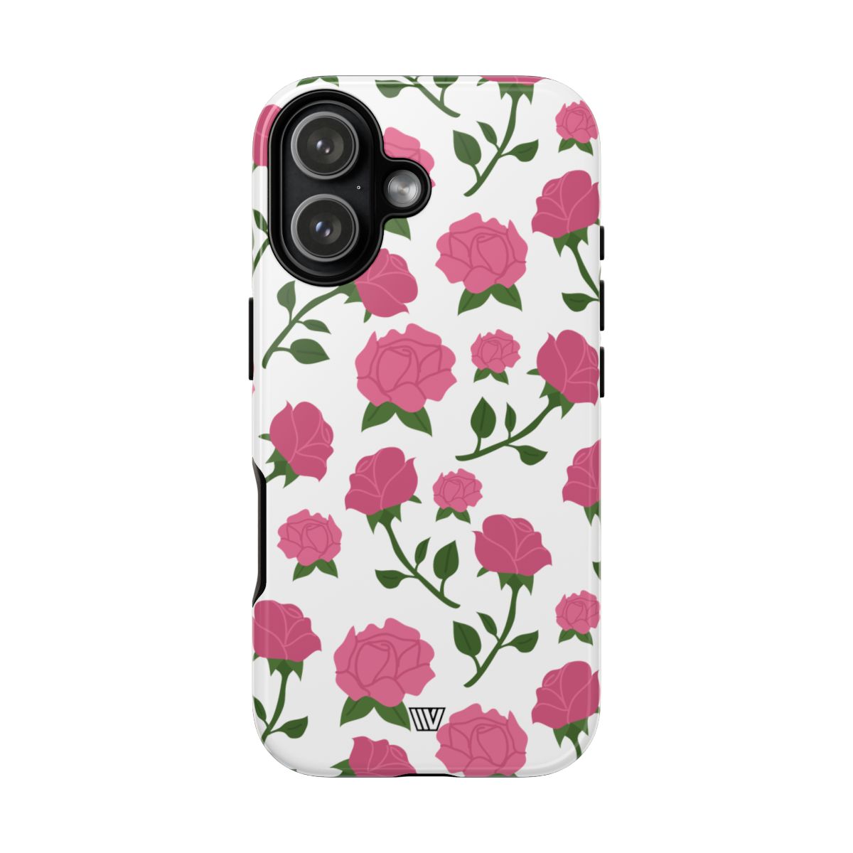 Pink Roses Tough Phone Case Dual-Layer Protective Trovvve