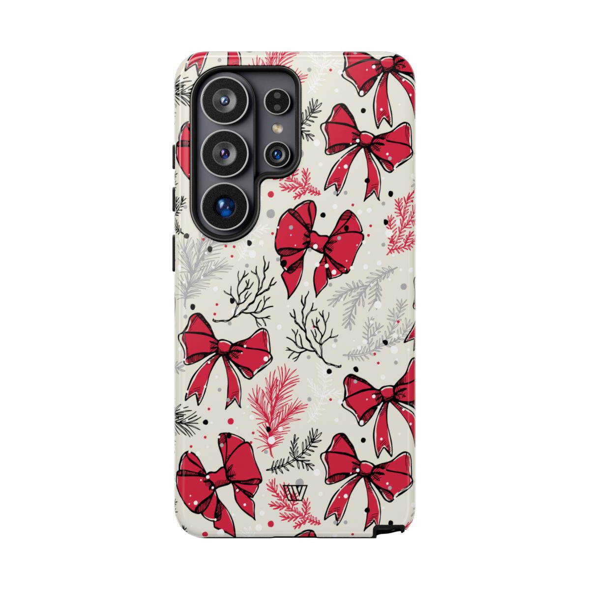Tough Phone Case Impact-Resistant Dual Layer WINTER BOWS