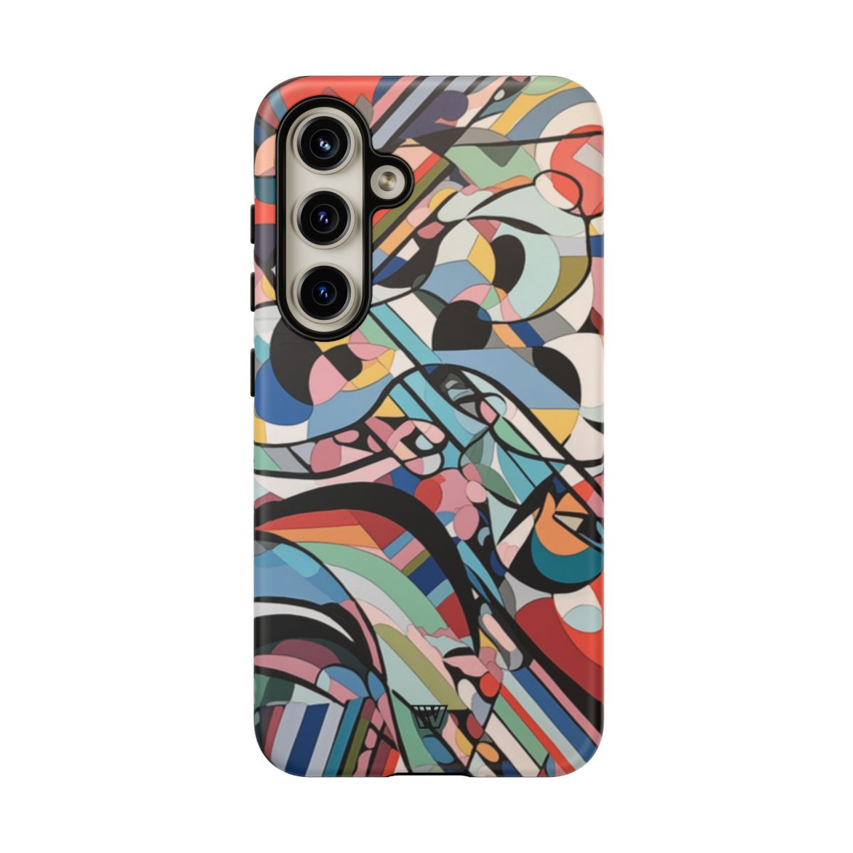 Abstract Mural Tough Phone Case Dual-Layer Protection