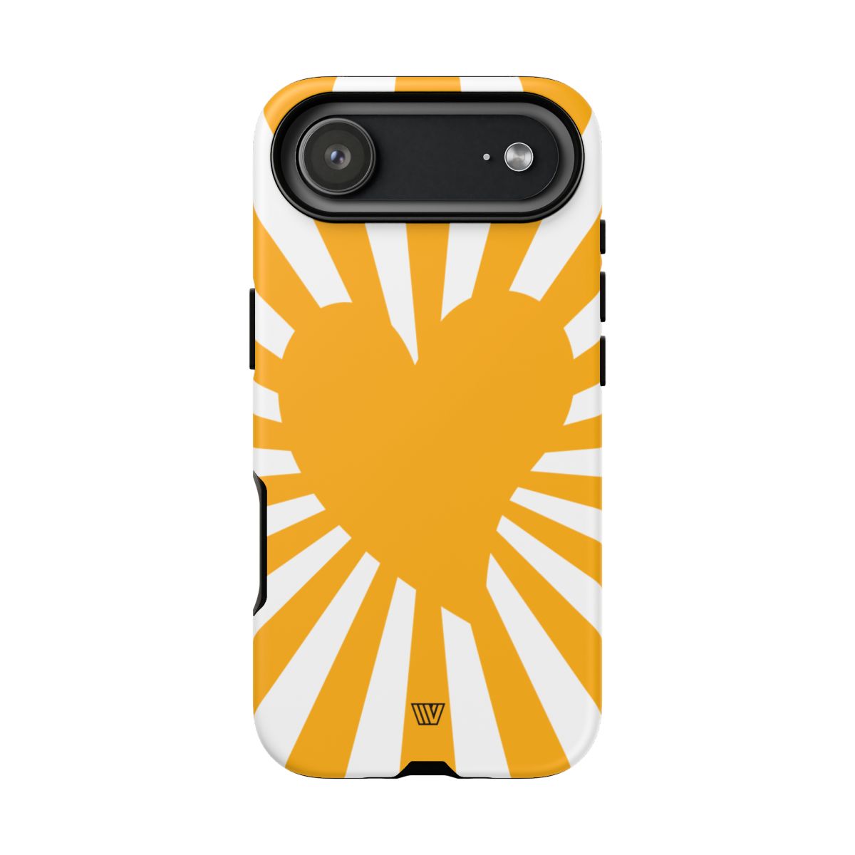 Heart Sun Rays Tough Phone Case with Impact Resistance