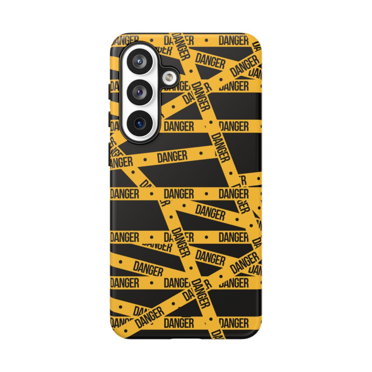 Tough Impact-Resistant Phone Case DANGER TAPE