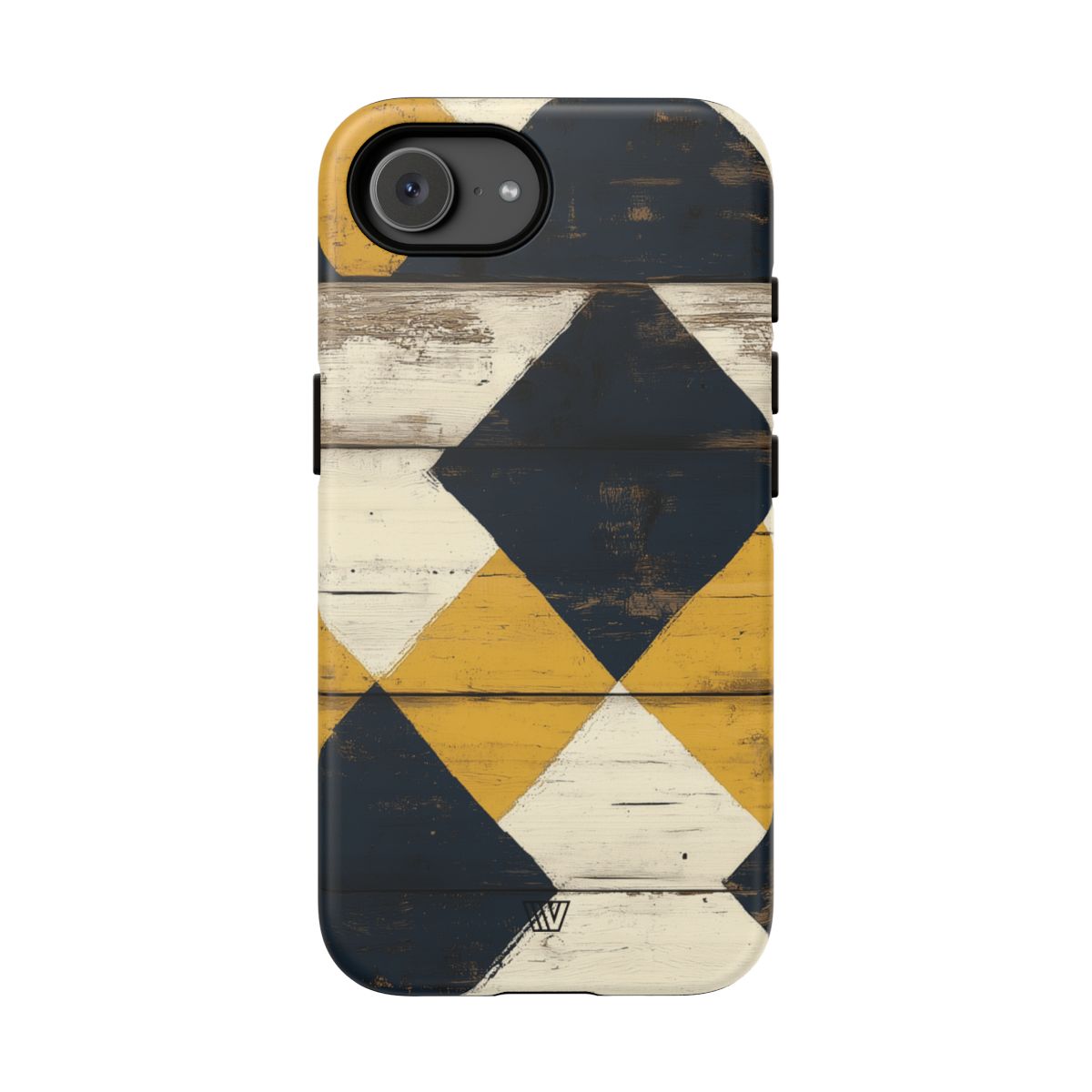 Tough Phone Case Dual-Layer Protection Farmhouse Wood
