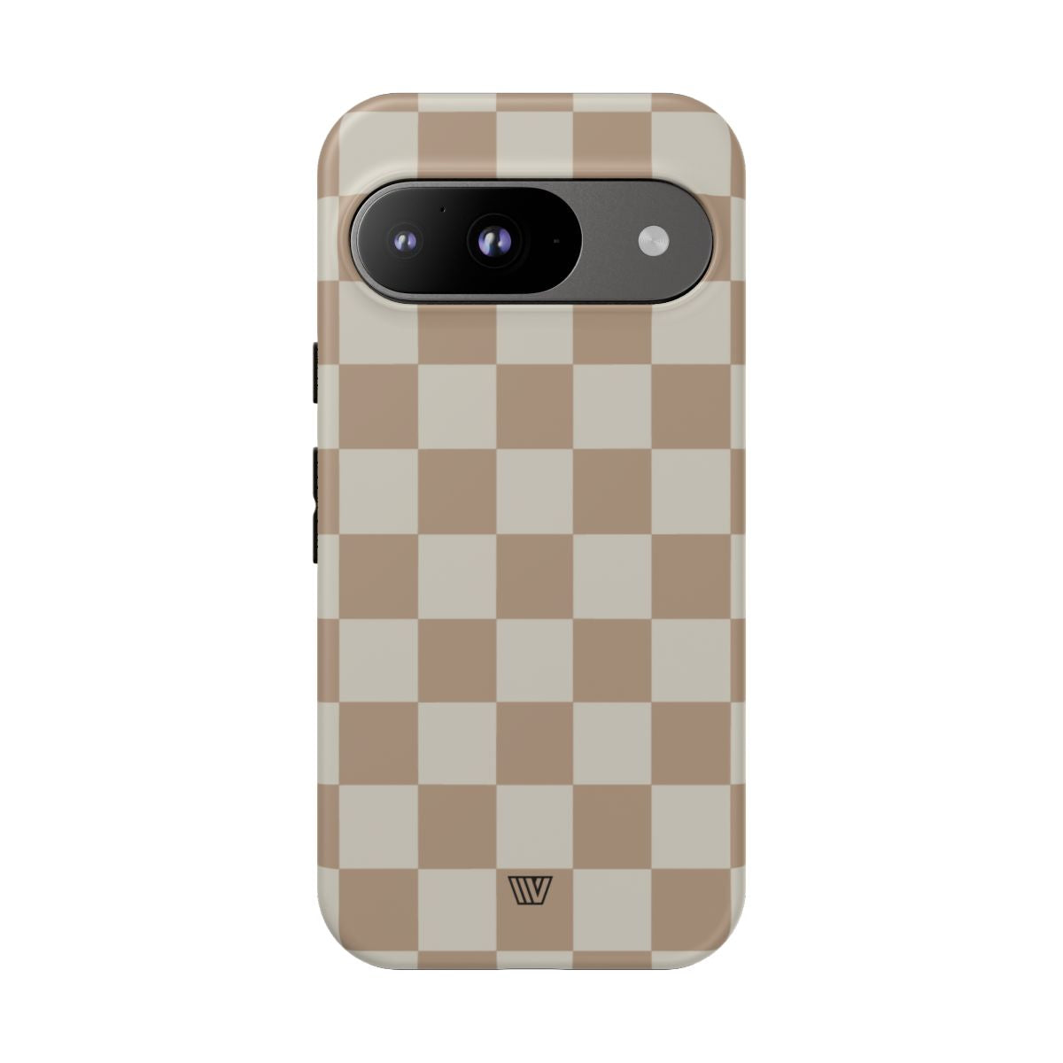 Checkerboard Tough Phone Case Dual-Layer Protection NEUTRAL
