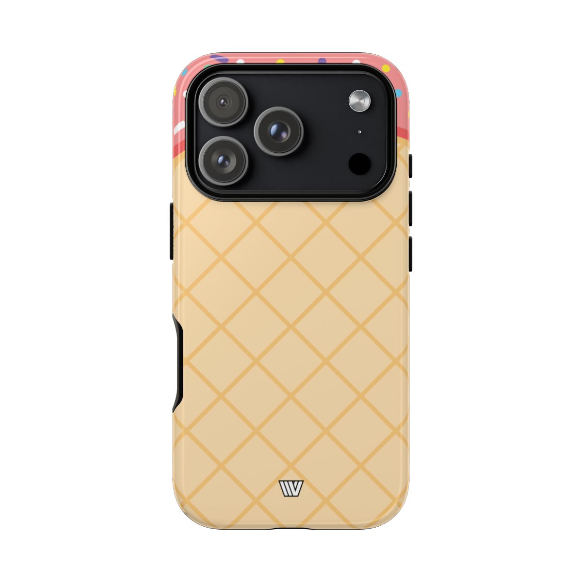 Ice Cream Cone Tough Phone Case Dual-Layer Protection