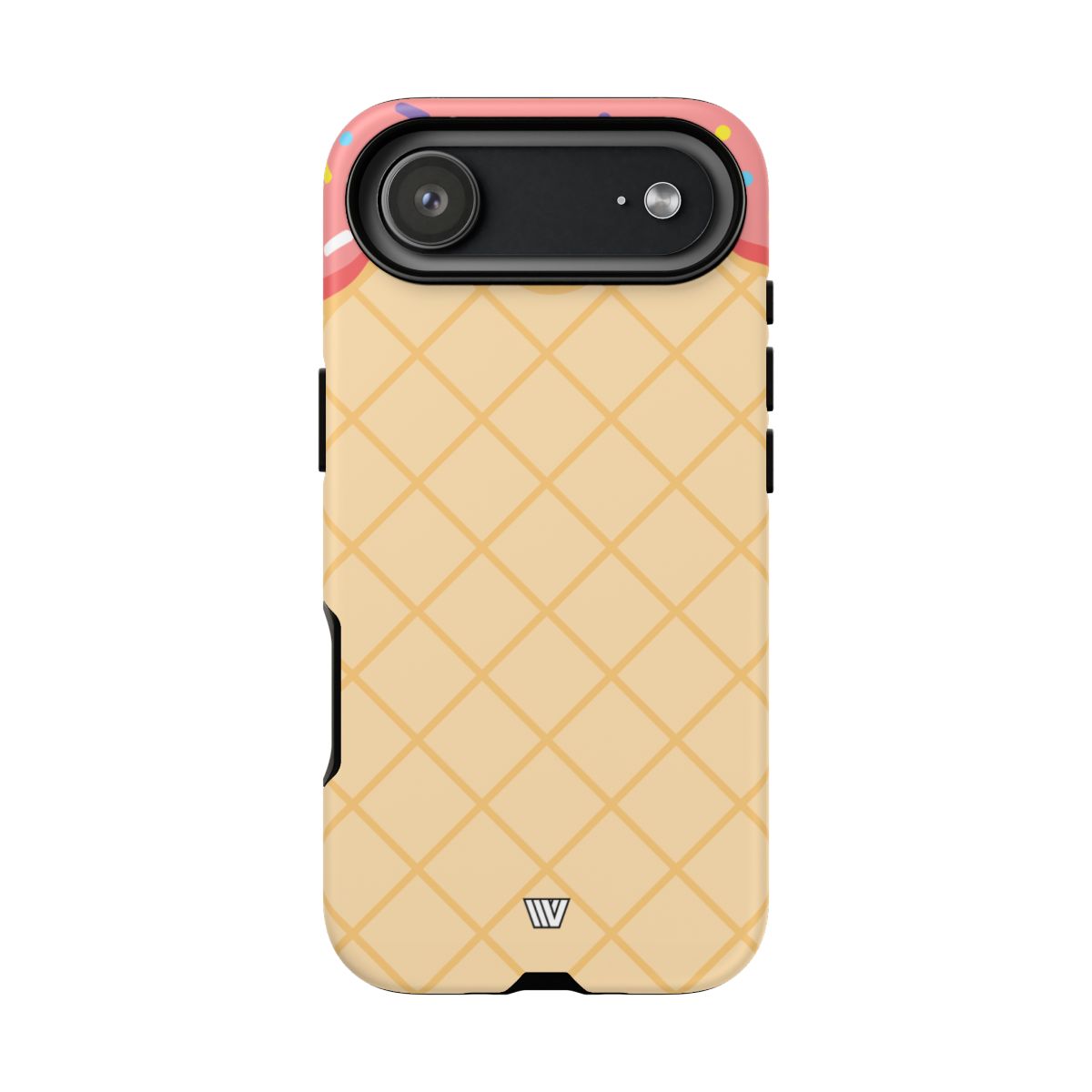 Ice Cream Cone Tough Phone Case Dual-Layer Protection
